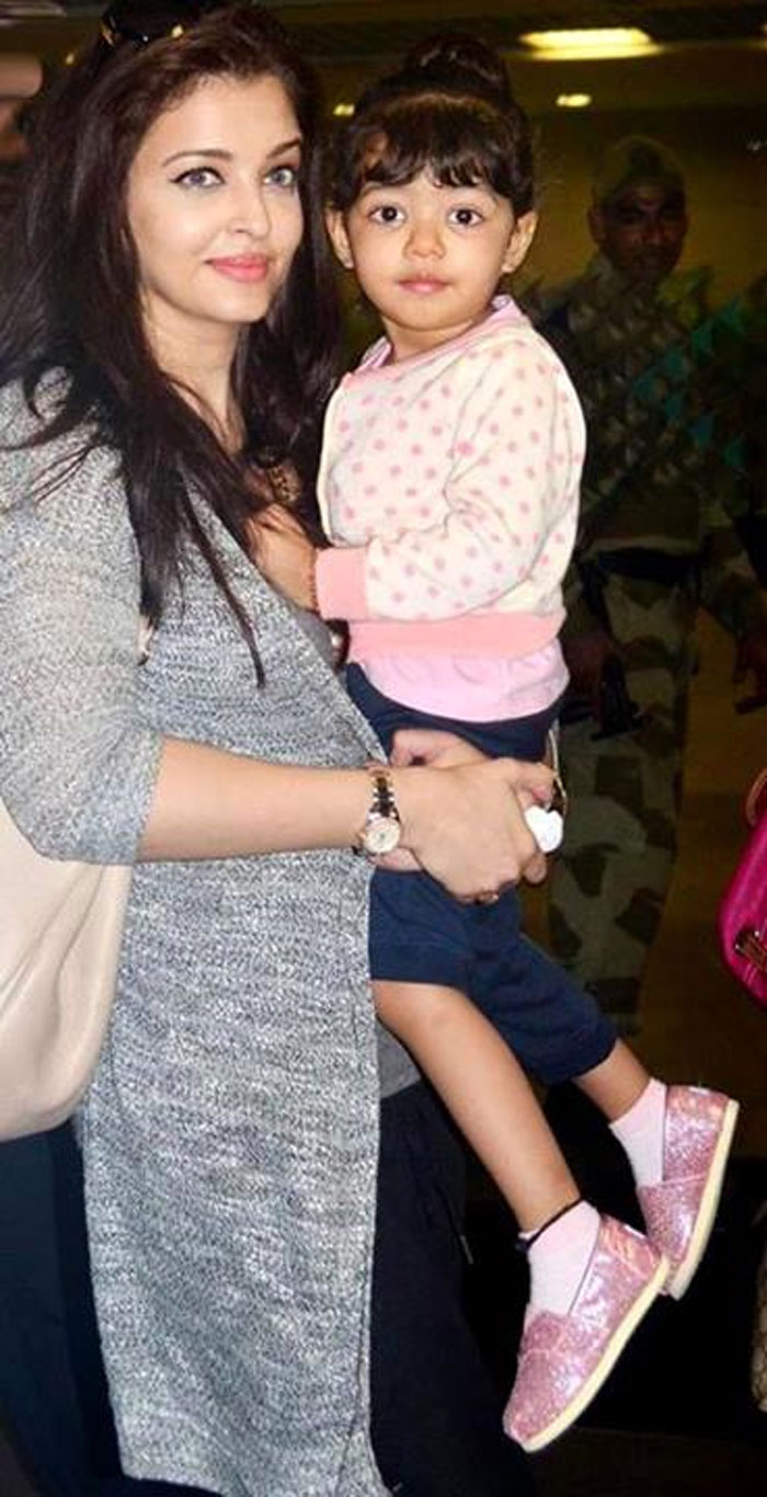 Aaradhya is already a little lady
